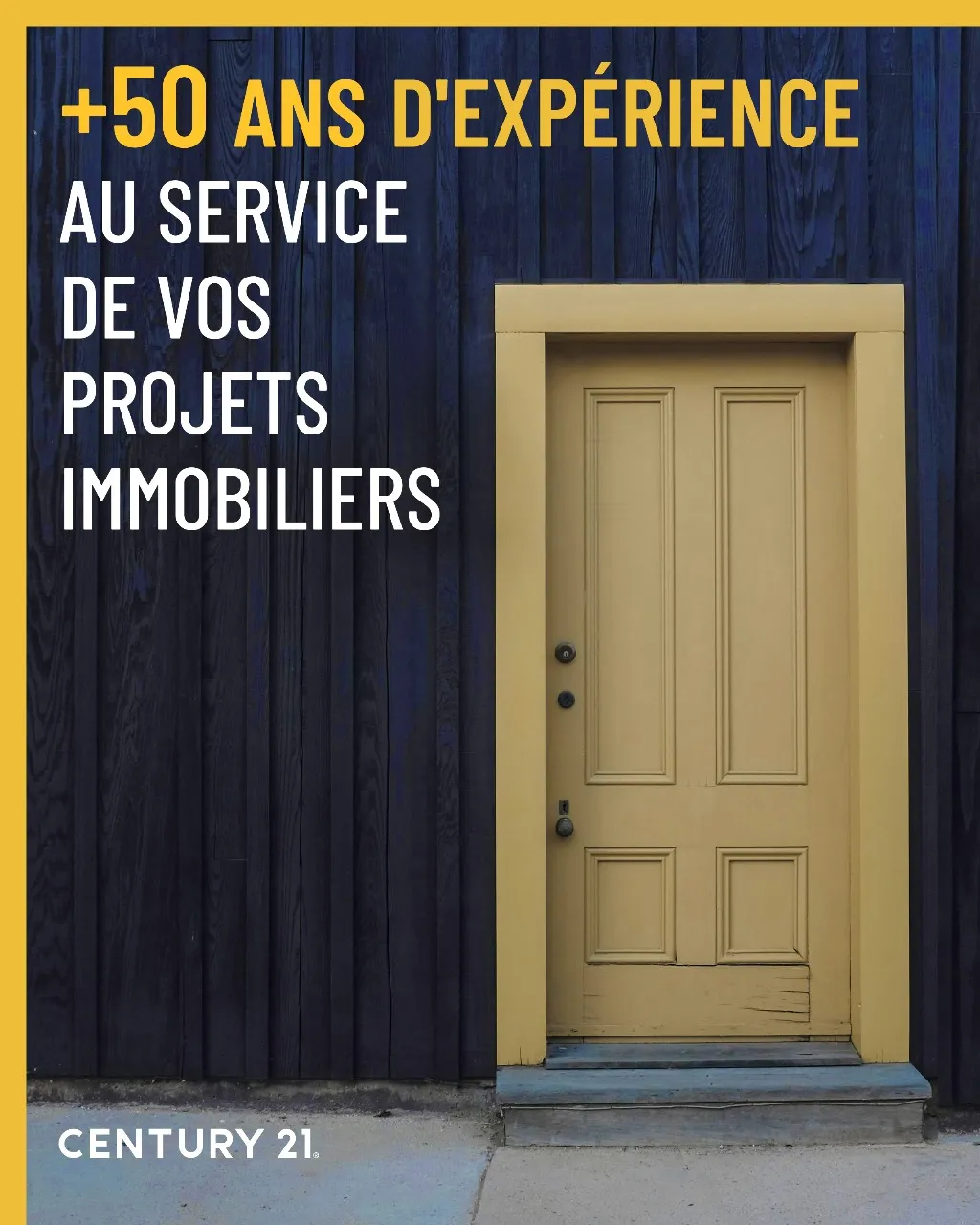 image montrant 50 année d'experience pour century 21