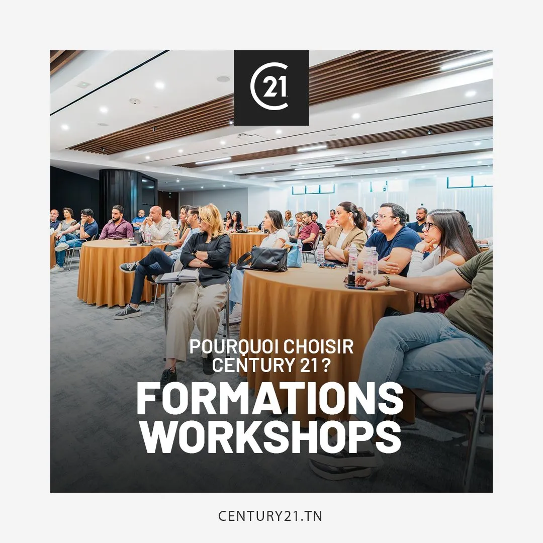 formations et workshops chez century 21 tunisie